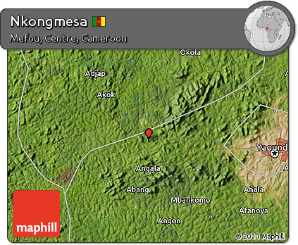 Satellite Map of Nkongmesa
