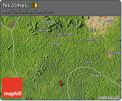 Satellite Map of Nkolmesi