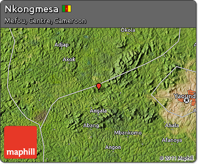 Satellite Map of Nkongmesa