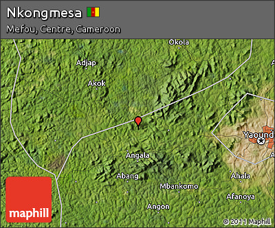 Satellite Map of Nkongmesa