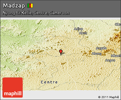 Physical Panoramic Map of Madzap