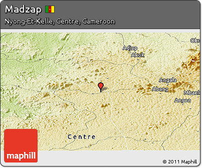 Physical Panoramic Map of Madzap
