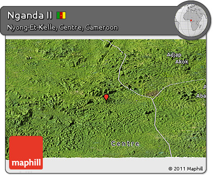 Satellite Panoramic Map of Nganda II