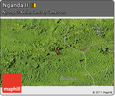 Satellite Panoramic Map of Nganda II