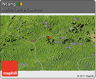 Satellite Panoramic Map of Ntang