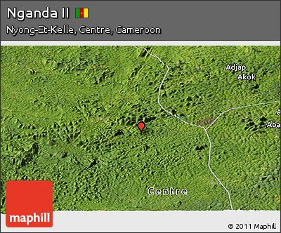 Satellite Panoramic Map of Nganda II