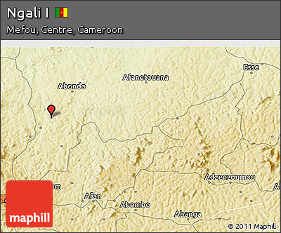 Physical 3D Map of Ngali I