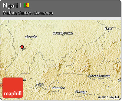 Physical 3D Map of Ngali I