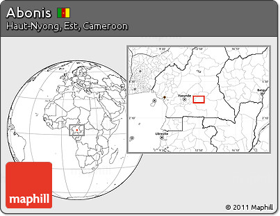 Blank Location Map of Abonis