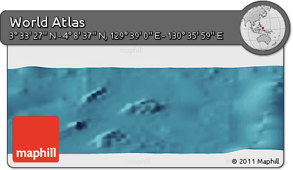 Satellite Panoramic Map of the Area around 3° 51' 2" N, 130° 7' 30" E