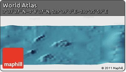Satellite Panoramic Map of the Area around 3° 51' 2" N, 130° 7' 30" E