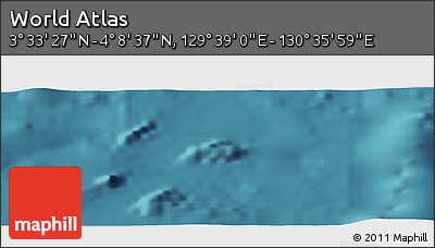 Satellite Panoramic Map of the Area around 3° 51' 2" N, 130° 7' 30" E