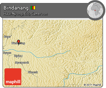 Physical 3D Map of Bindanang