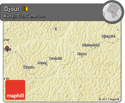 Physical Map of Djout