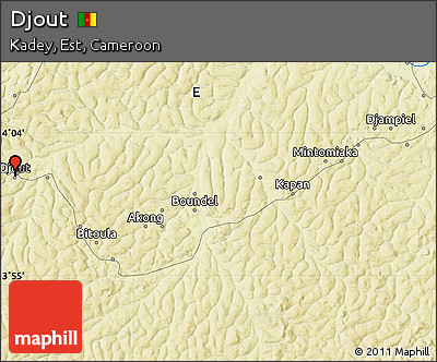Physical Map of Djout