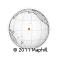 Outline Map of the Area around 3° 51' 2" N, 158° 52' 30" W, rectangular outline