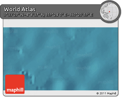 Satellite 3D Map of the Area around 3° 51' 2" N, 159° 52' 30" E