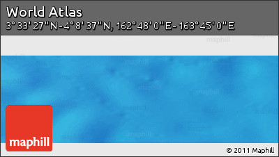 Physical Panoramic Map of the Area around 3° 51' 2" N, 163° 16' 30" E