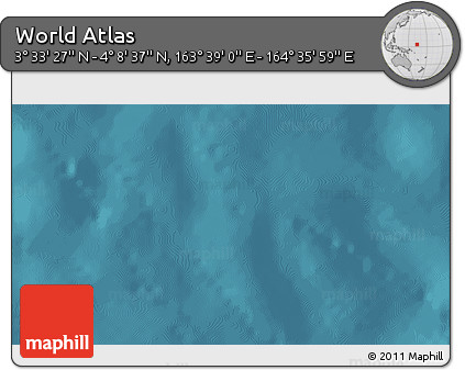 Satellite 3D Map of the Area around 3° 51' 2" N, 164° 7' 30" E