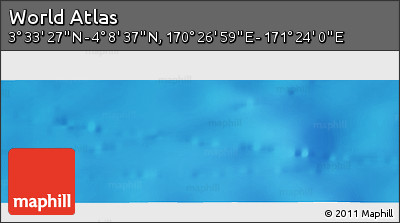 Physical Panoramic Map of the Area around 3° 51' 2" N, 170° 55' 30" E