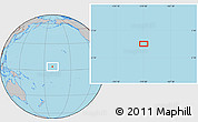 Gray Location Map of the area around 3° 51' 2" N, 170° 46' 30" W