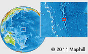 Physical Location Map of the area around 3° 51' 2" N, 176° 1' 30" E