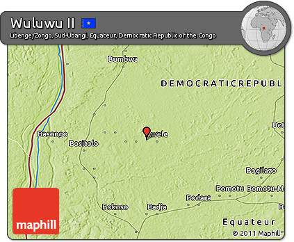 Physical 3D Map of Wuluwu II