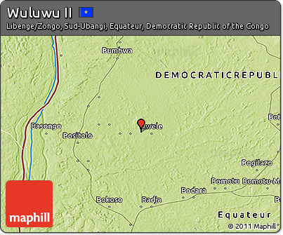 Physical 3D Map of Wuluwu II