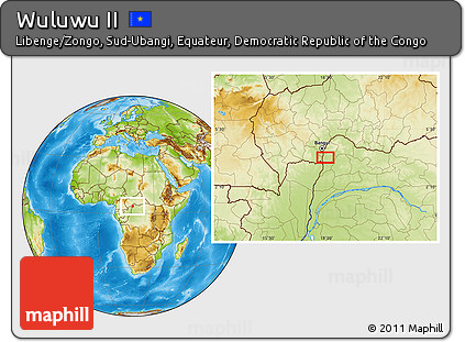Physical Location Map of Wuluwu II