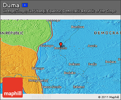 Political Panoramic Map of Duma