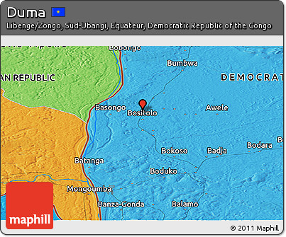 Political Panoramic Map of Duma