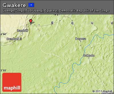 Physical Map of Gwakere