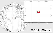 Blank Location Map of the area around 3° 51' 2" N, 21° 10' 29" W