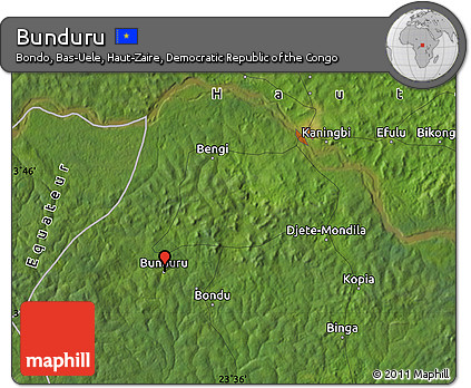 Satellite Map of Bunduru