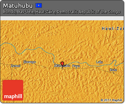 Political 3D Map of Matuhubu