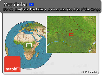 Satellite Location Map of Matuhubu