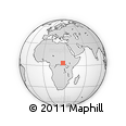Outline Map of Baro, rectangular outline