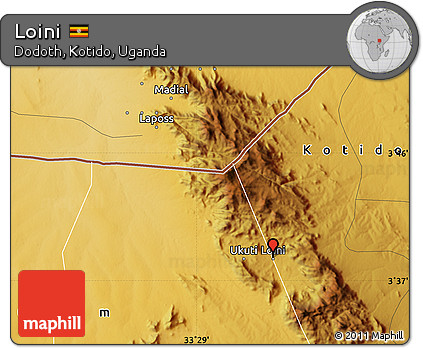 Physical Map of Loini