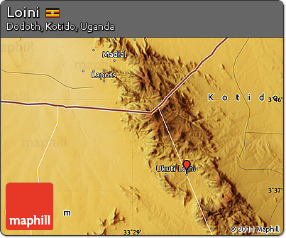 Physical Map of Loini