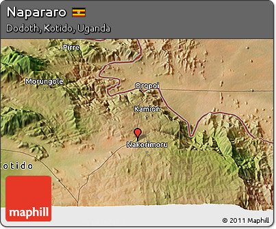 Satellite 3D Map of Napararo