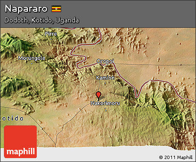 Satellite 3D Map of Napararo