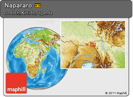 Physical Location Map of Napararo