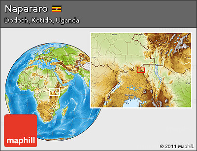 Physical Location Map of Napararo