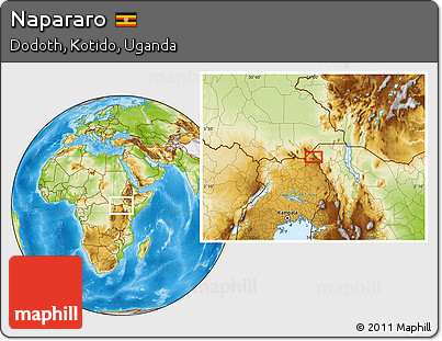 Physical Location Map of Napararo