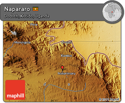 Physical Map of Napararo
