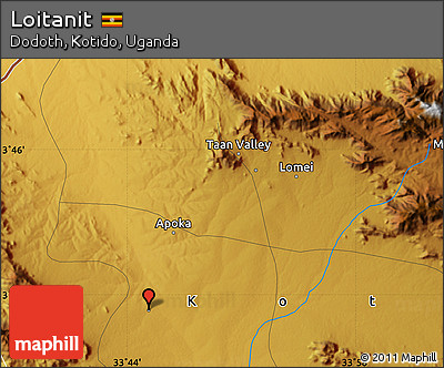 Physical Map of Loitanit