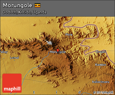 Physical Map of Morungole