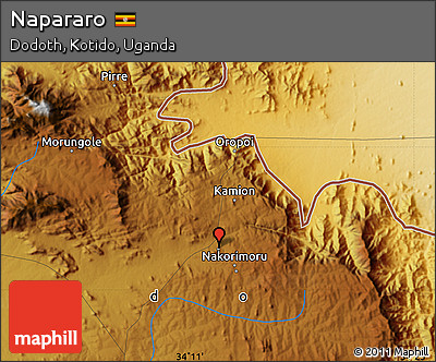 Physical Map of Napararo