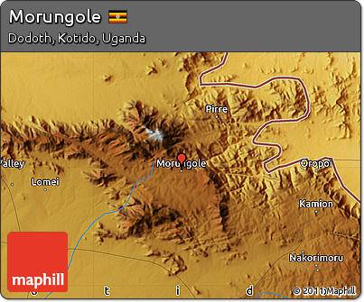 Physical Map of Morungole