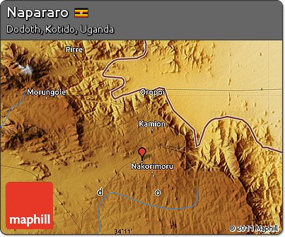 Physical Map of Napararo